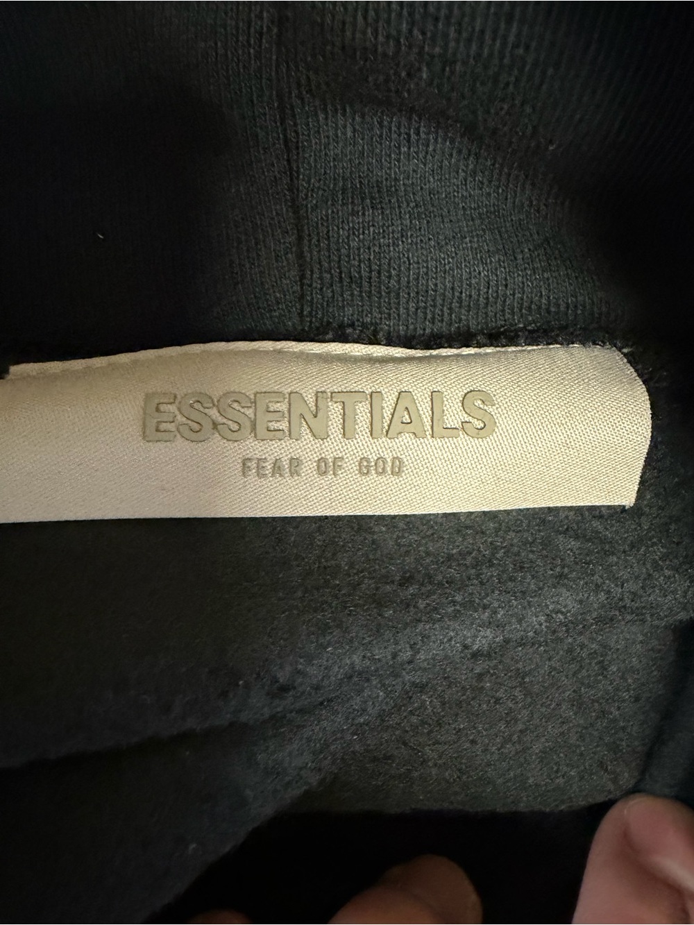 Fear Of God Essentials Hoodie in Black - Size XL - Picture 13 of 15